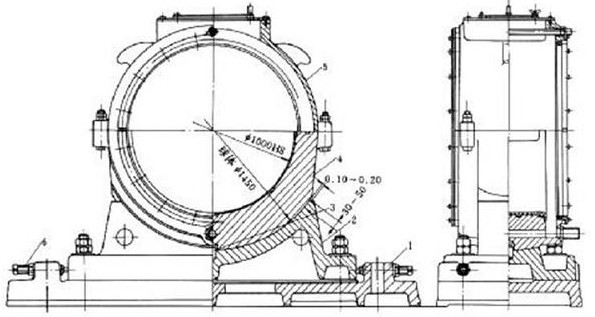 節(jié)能球磨機滾動軸承安裝